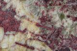 Polished Pink Dumortierite with Quartz Slab - Nevada #371046-1